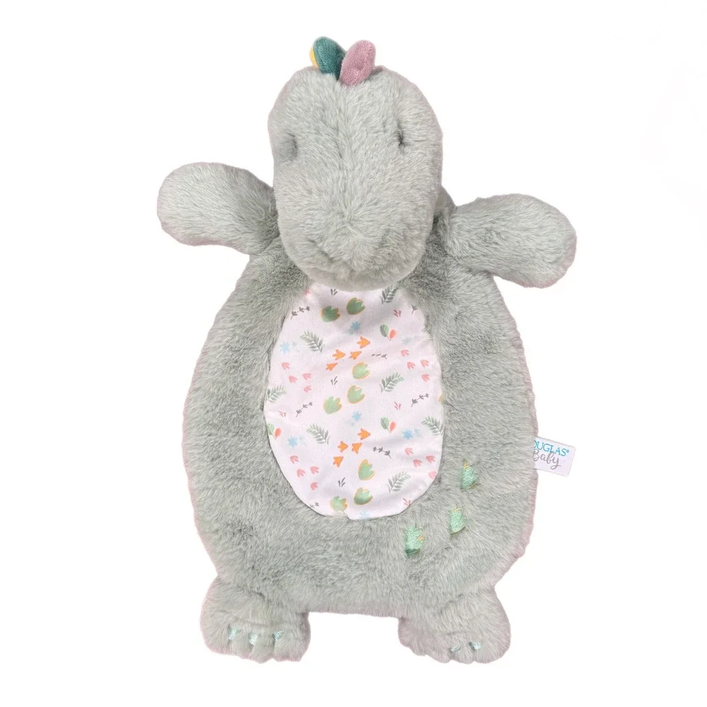Douglas Baby Danny Dino Sshlumpie plush Green dinosaur lovey floppy  Cuddle soft